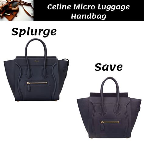 knock off celine micro luggage|celine tote bag dupe.